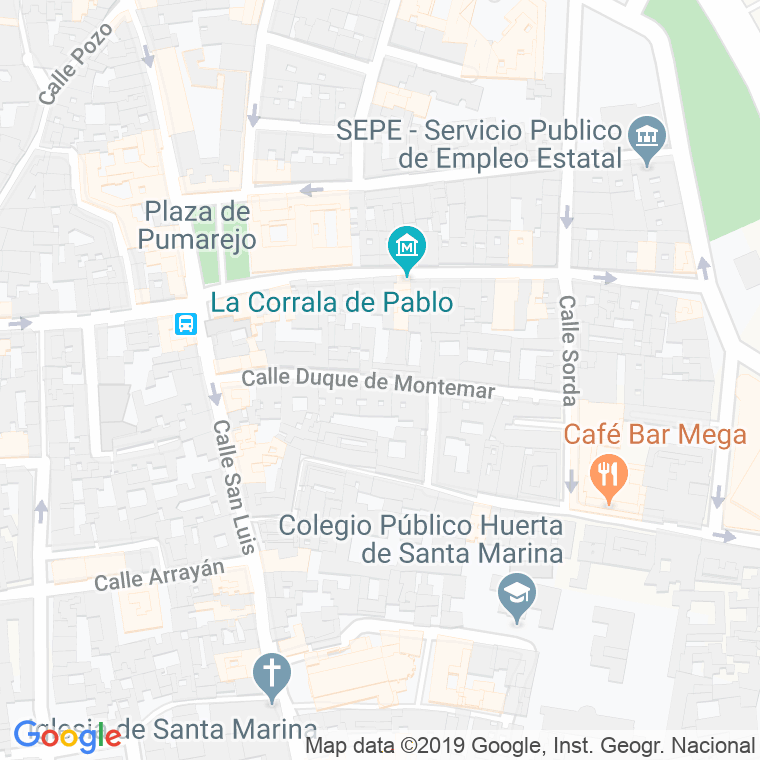 Código Postal calle Duque De Montemar en Sevilla
