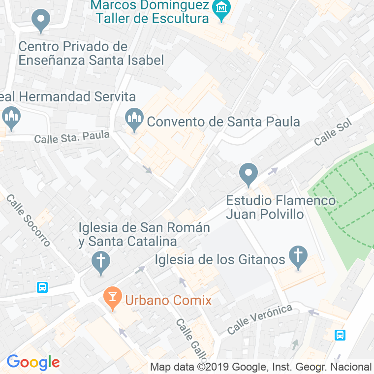Código Postal calle Espada en Sevilla
