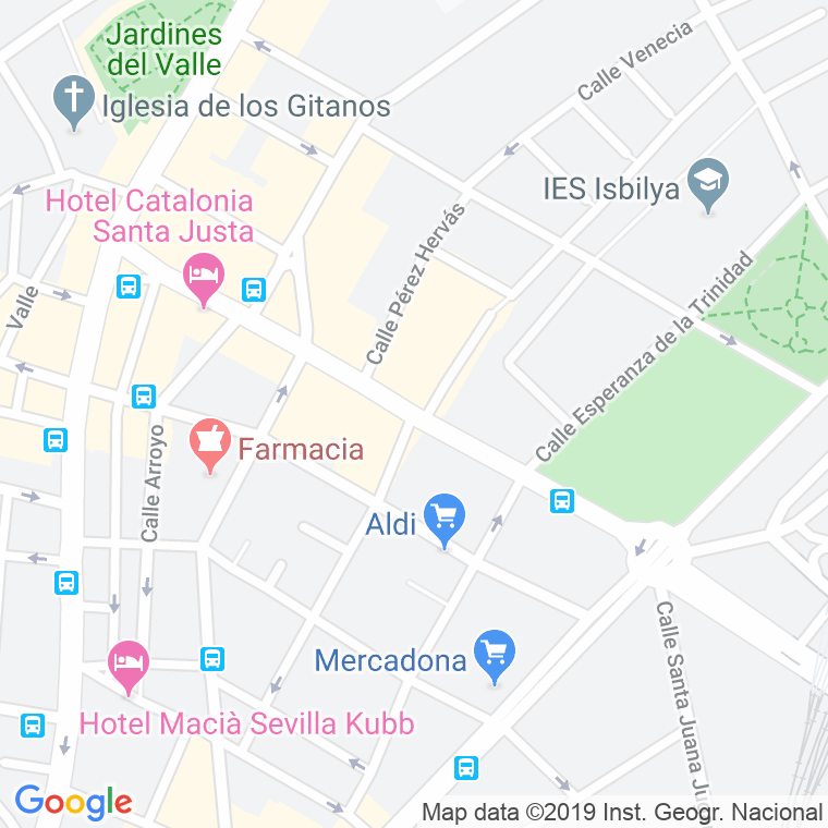 Código Postal calle Jose Laguillo en Sevilla