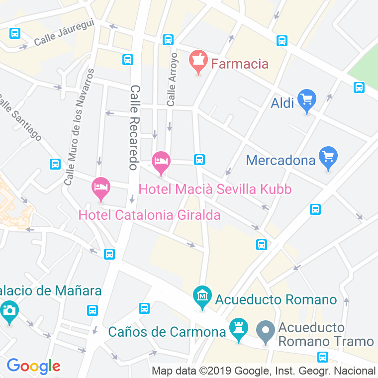 Código Postal calle Ubeda en Sevilla