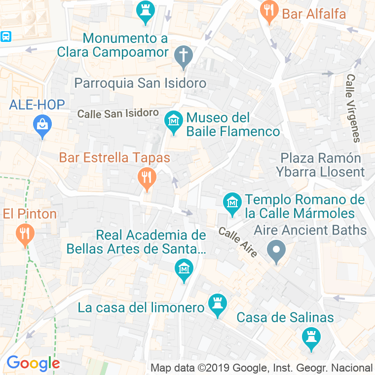 Código Postal calle Agua, callejon en Sevilla