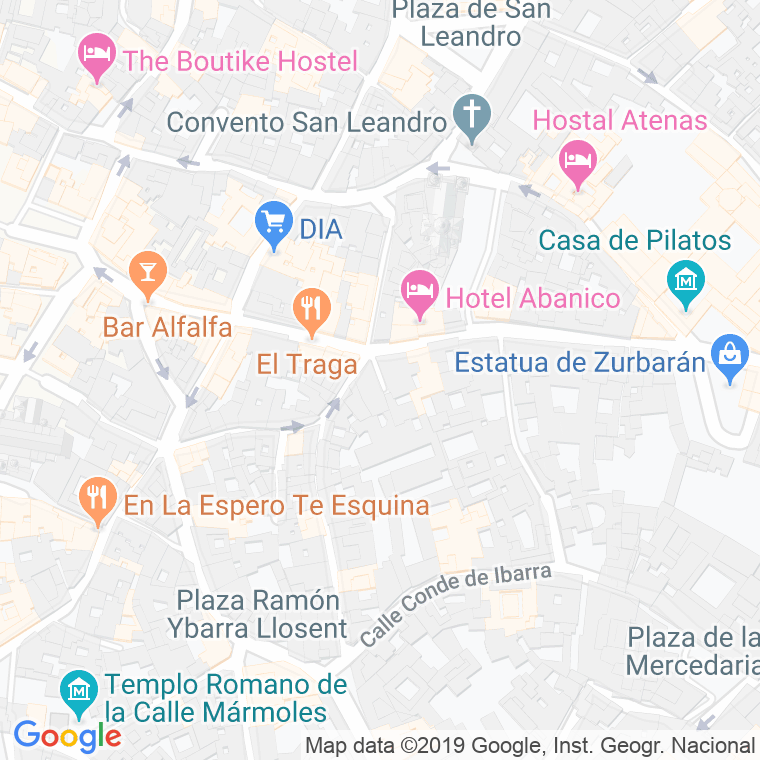 Código Postal calle Amistad en Sevilla