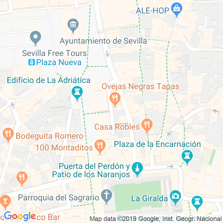 Código Postal calle Cabo Noval en Sevilla