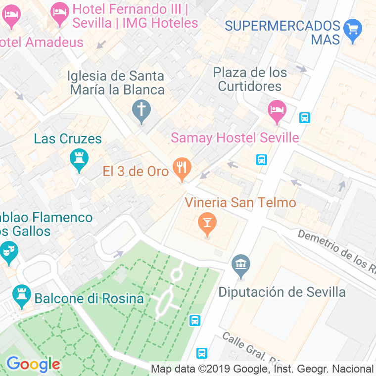 Código Postal calle Cano Y Cueto en Sevilla