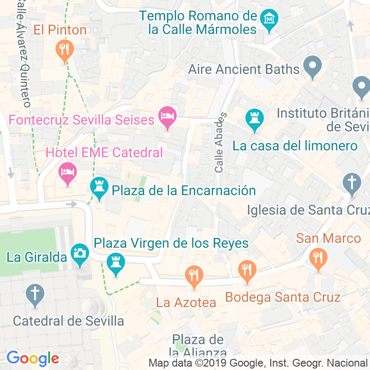 Código Postal calle Cardenal Sanz Y Fores en Sevilla