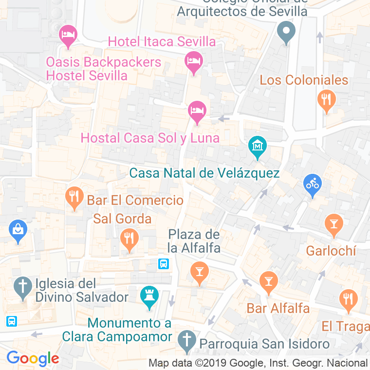 Código Postal calle Perez Galdos en Sevilla