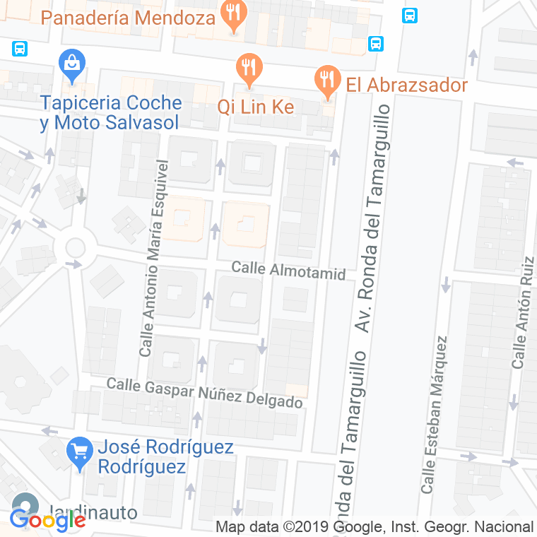 Código Postal calle Bartolome Morell en Sevilla