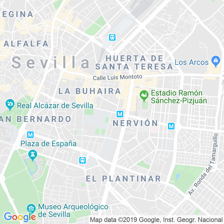 Código Postal calle Eduardo Dato, avenida (Impares Del 69 Al Final)  (Pares Del 24 Al Final) en Sevilla