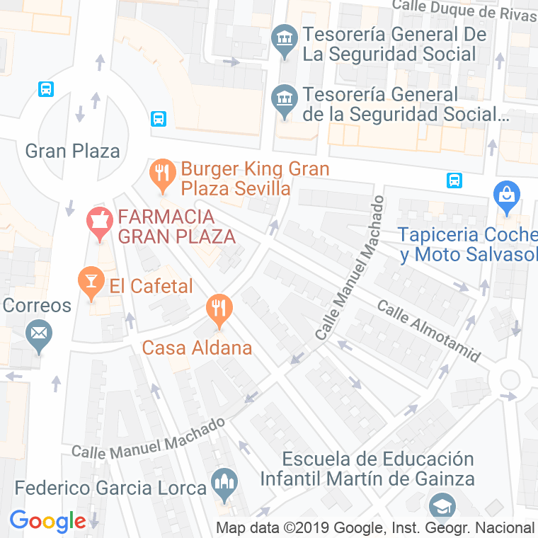 Código Postal calle Espinosa De Los Monteros en Sevilla