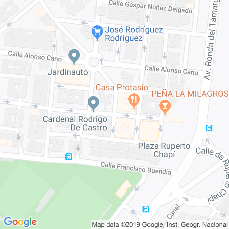 Código Postal calle Jose De Arce en Sevilla