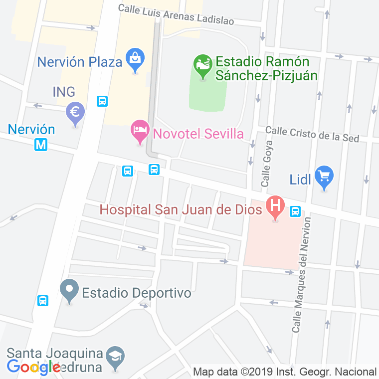 Código Postal calle Larra en Sevilla