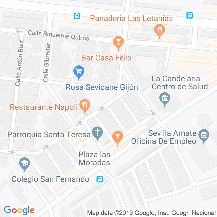 Código Postal calle Alvaro De Mendoza en Sevilla