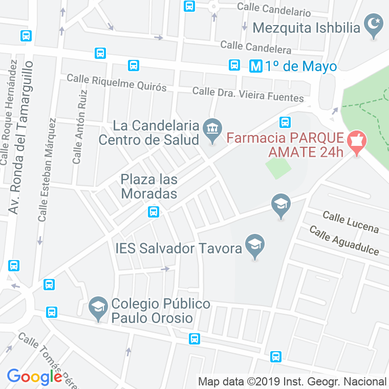 Código Postal calle Ana De Jesus en Sevilla