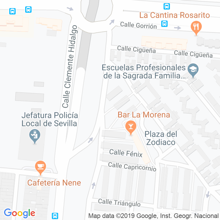 Código Postal calle Buril en Sevilla