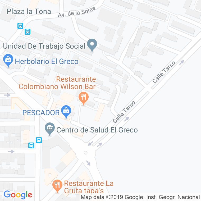 Código Postal calle Alborea en Sevilla
