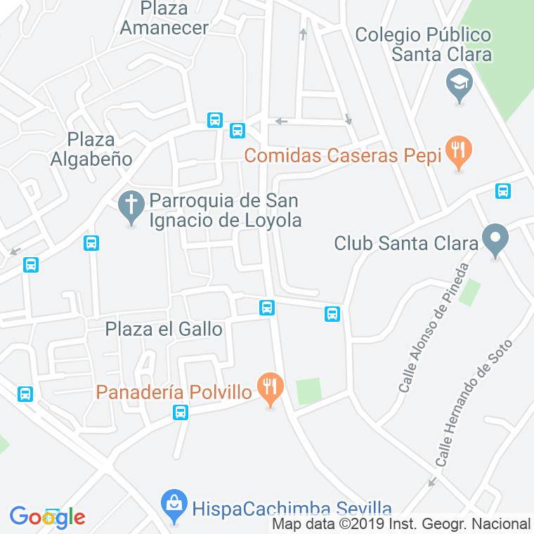 Código Postal calle Antioquia en Sevilla