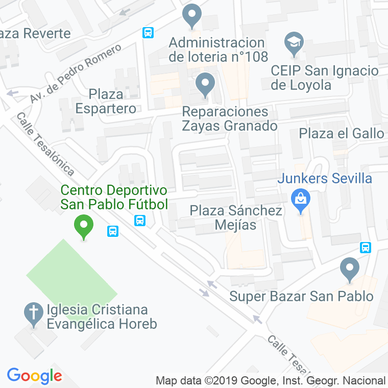 Código Postal calle Antonio Montes en Sevilla