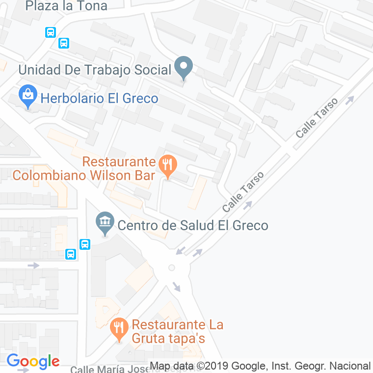 Código Postal calle Caña, De La, plaza en Sevilla