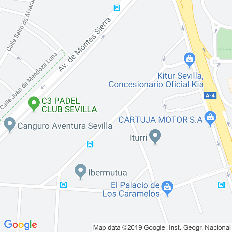 Código Postal calle Economia en Sevilla