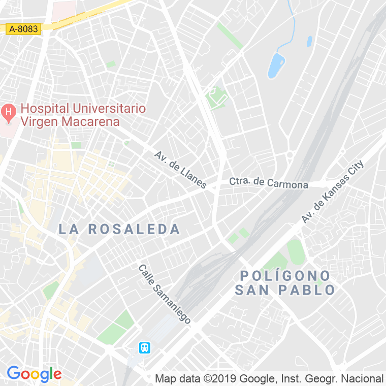 Código Postal calle Carmona, carretera (Impares Del 1 Al Final)  (Pares Del 2 Al Final) en Sevilla