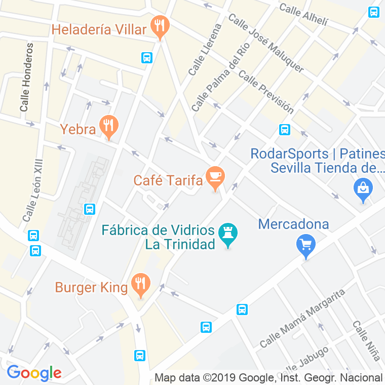 Código Postal calle Francisco Meneses en Sevilla