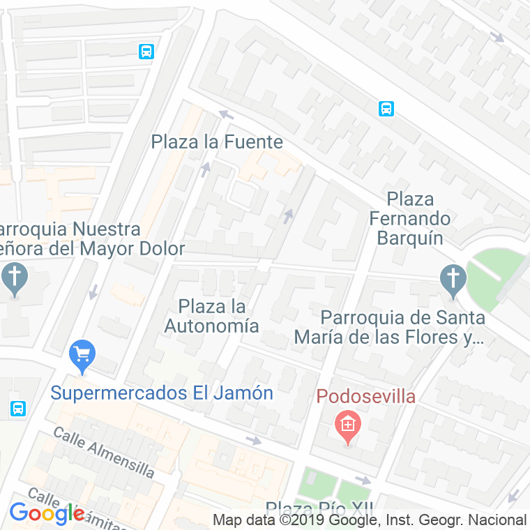 Código Postal calle Girasol en Sevilla