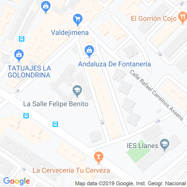 Código Postal calle Imaginero Fernandez Andes en Sevilla