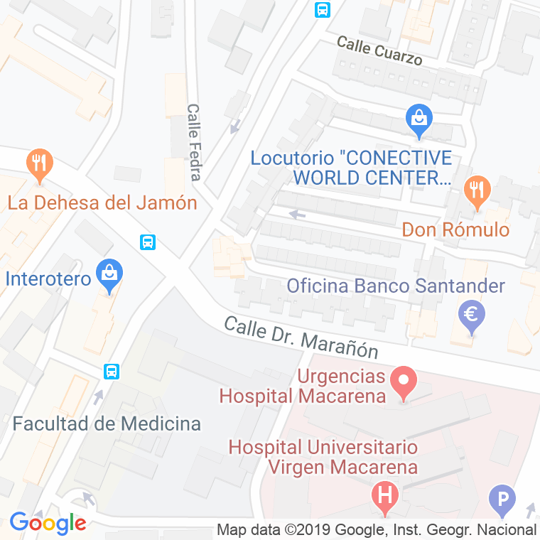 Código Postal calle Doctor Seras en Sevilla