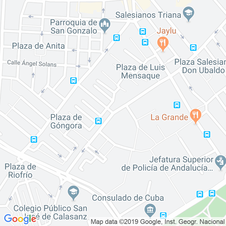 Código Postal calle Juan Diaz De Solis en Sevilla