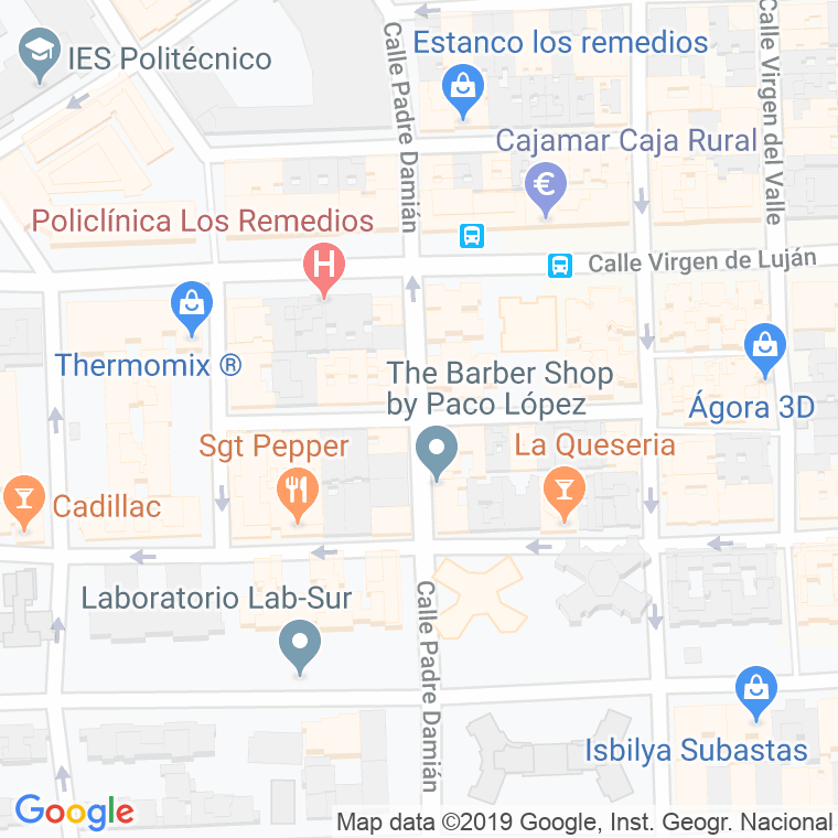Código Postal calle Virgen De La Estrella   (Impares Del 1 Al Final)  (Pares Del 2 Al Final) en Sevilla