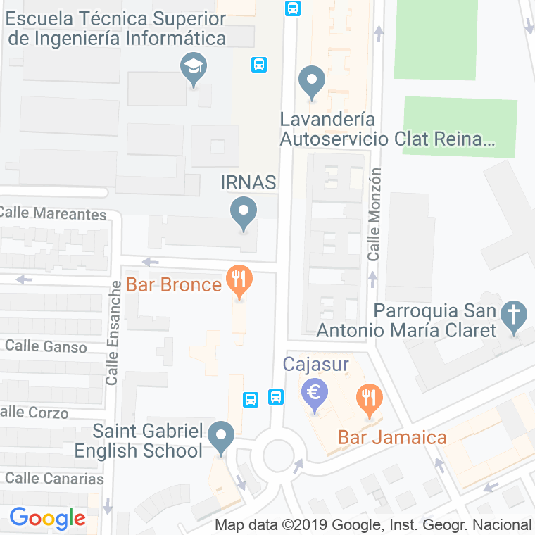 Código Postal calle Condesa en Sevilla