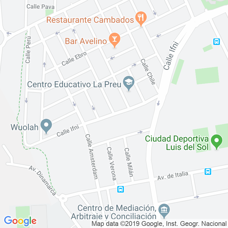 Código Postal calle Ifni en Sevilla
