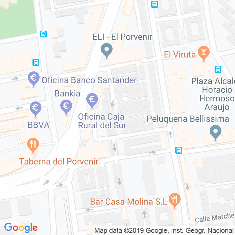 Código Postal calle Alfredo Blanco en Sevilla
