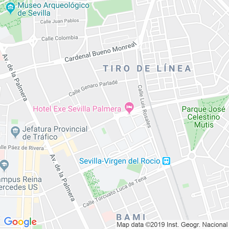 Código Postal calle Antonio Maura en Sevilla