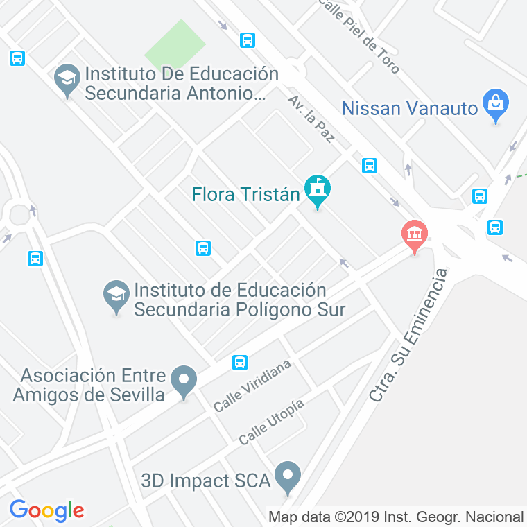 Código Postal calle Arca De La Alianza en Sevilla