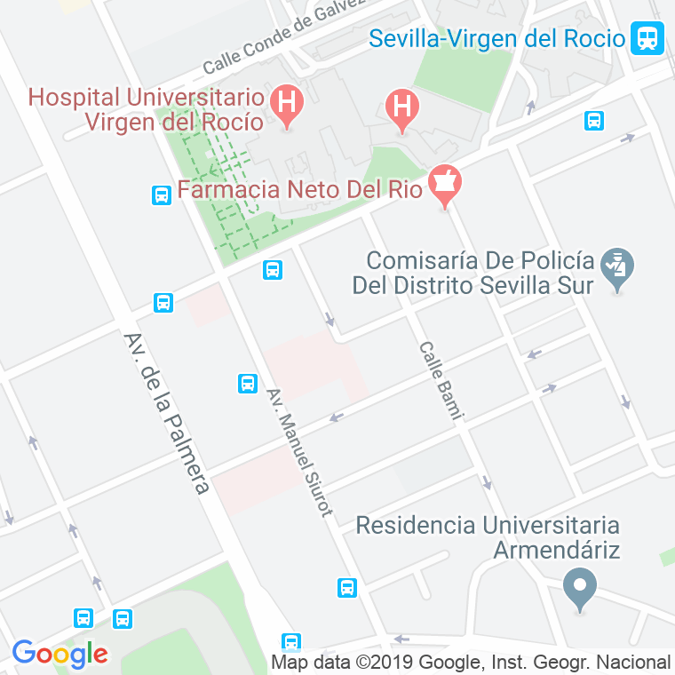 Código Postal calle Castillo De Aroche en Sevilla
