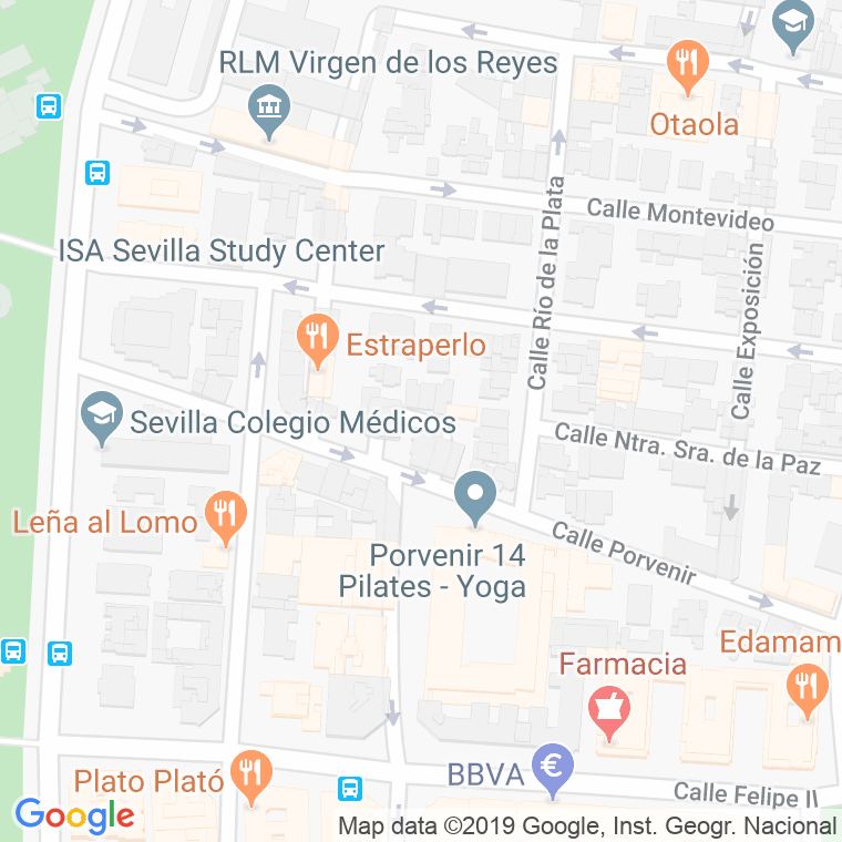Código Postal calle Compas Del Porvenir en Sevilla
