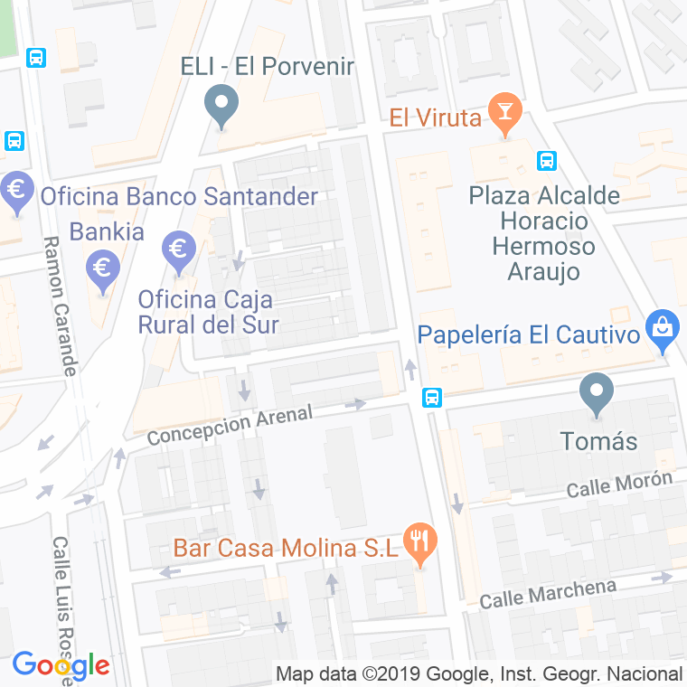 Código Postal calle Escudero Y Peroso en Sevilla