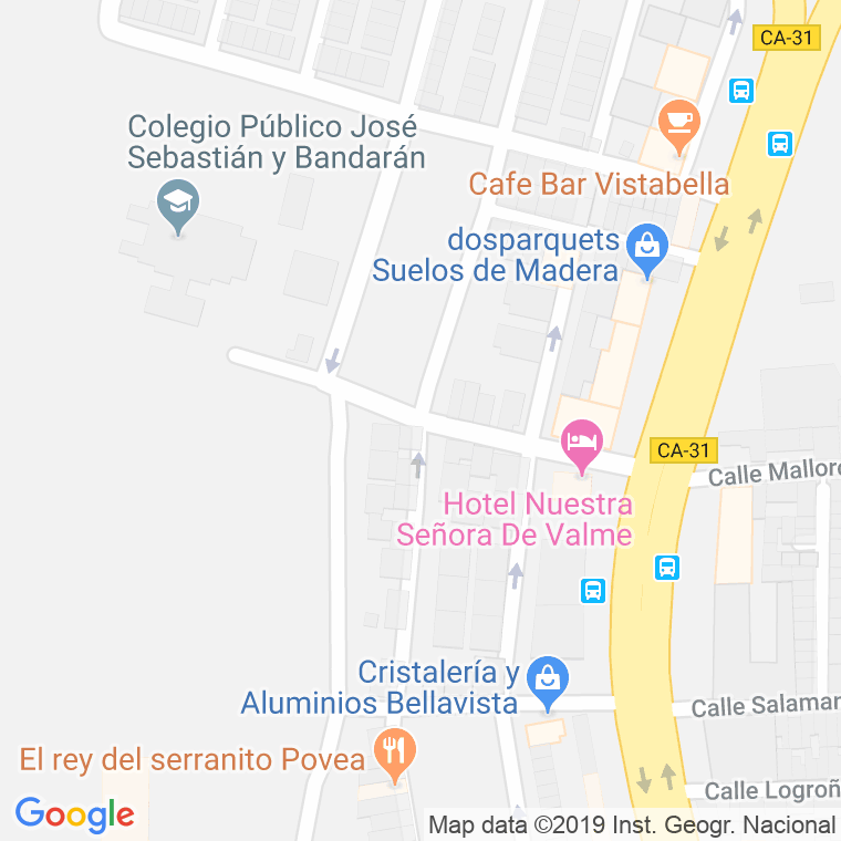 Código Postal calle Alonso Sanchez De Huelva en Sevilla