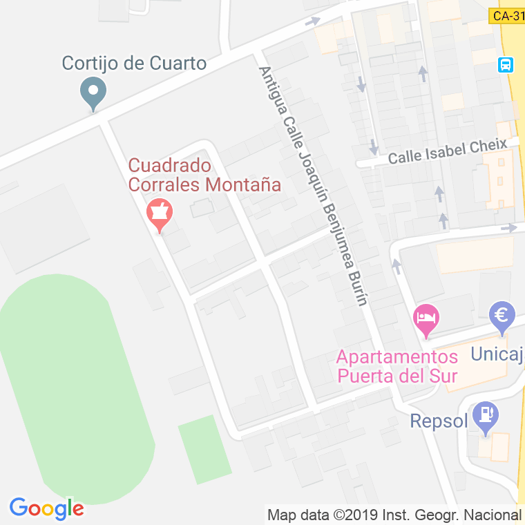 Código Postal calle Francisco De La Fuente en Sevilla
