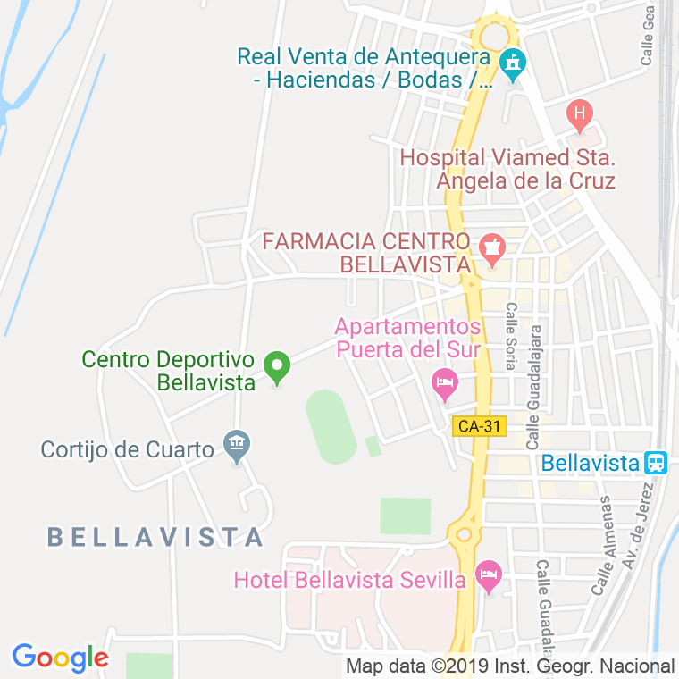 Código Postal calle Gaspar Calderas en Sevilla