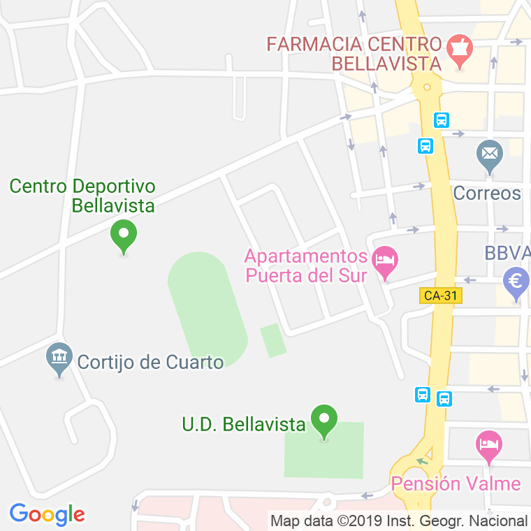 Código Postal calle Pedro Gutierrez Calderon en Sevilla