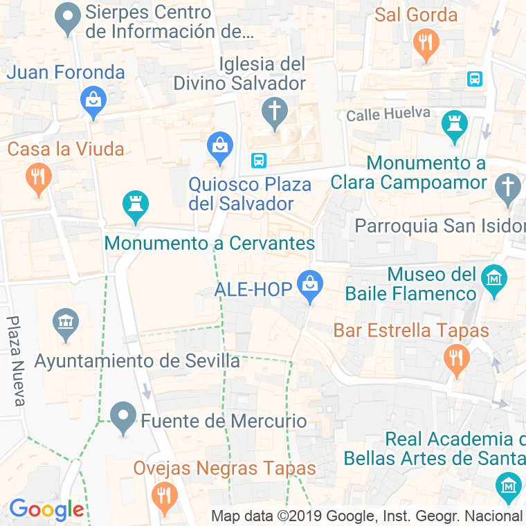 Código Postal calle Cantina en Sevilla