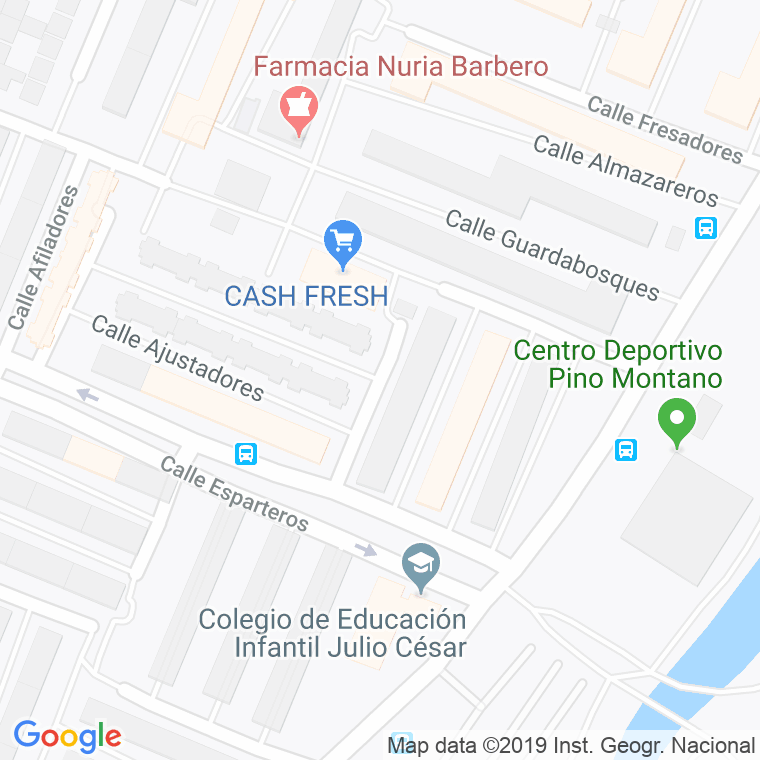 Código Postal calle Charolistas en Sevilla
