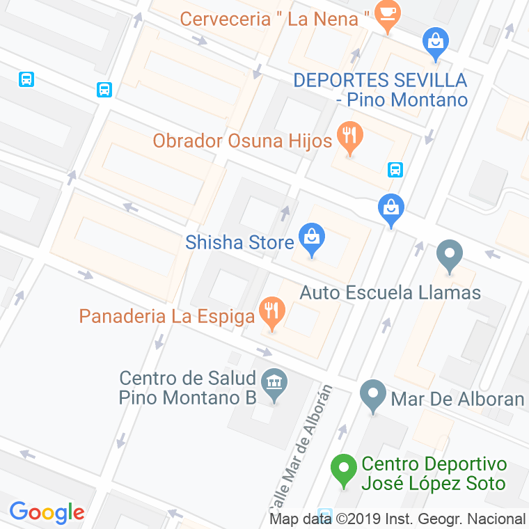 Código Postal calle Corral De La Parra en Sevilla