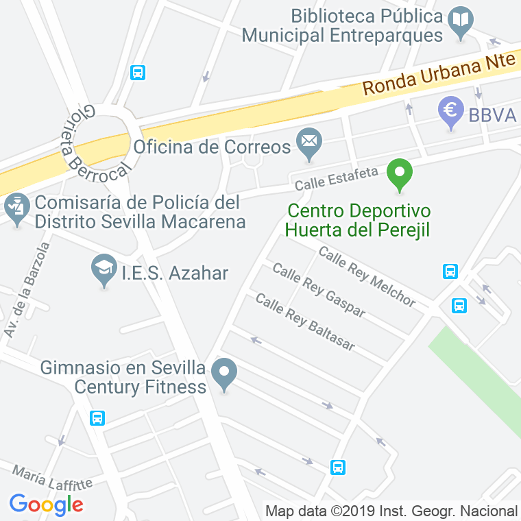 Código Postal calle Estrella De Oriente en Sevilla