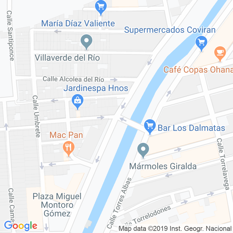Código Postal calle Ronquillo en Sevilla