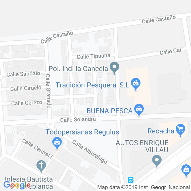 Código Postal calle Libocedro en Sevilla