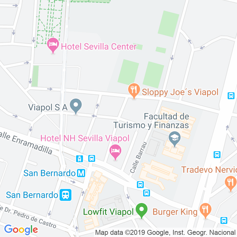 Código Postal calle Balbino Marron en Sevilla