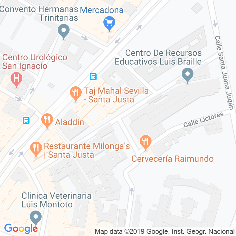 Código Postal calle Campo De Los Martires en Sevilla